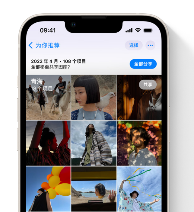 石河子苹果维修网点分享在 iPhone 上使用共享图库 