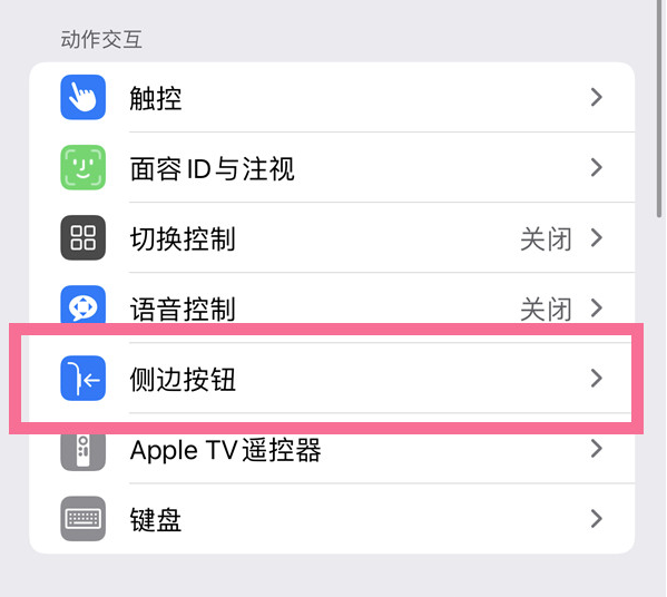 石河子苹果14维修店分享iPhone14 Plus侧键双击下载功能关闭方法 