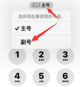 石河子苹果14维修店分享iPhone 14 Pro Max使用副卡打电话的方法 