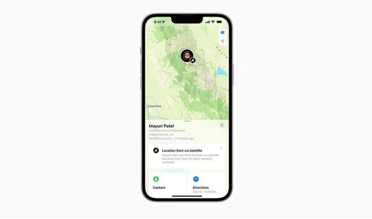 石河子苹果14维修分享iPhone14系列中 FindMy功能通过卫星分享位置方法教程 