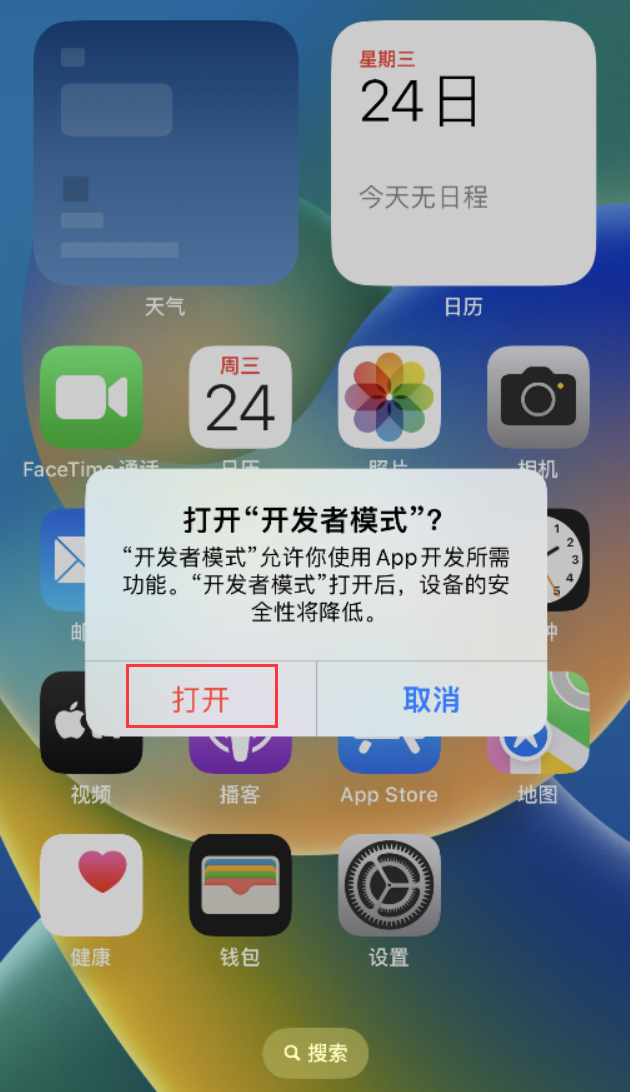 石河子苹果手机维修分享如何打开开发者模式 