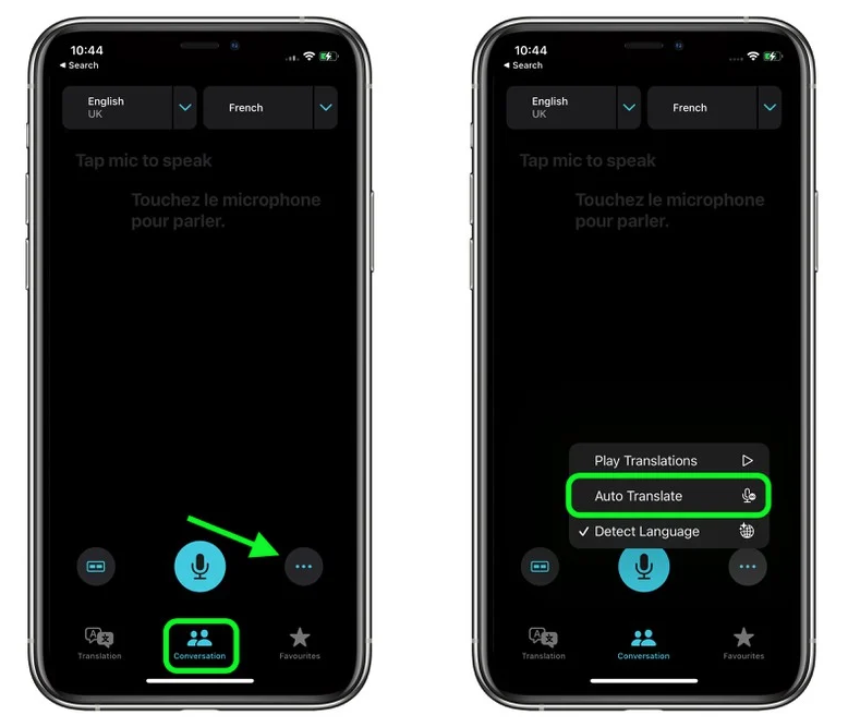石河子苹果手机维修分享iOS 15 “翻译” App 新改进 