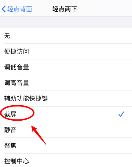 石河子苹果手机维修分享iPhone12如何启用双击截屏 